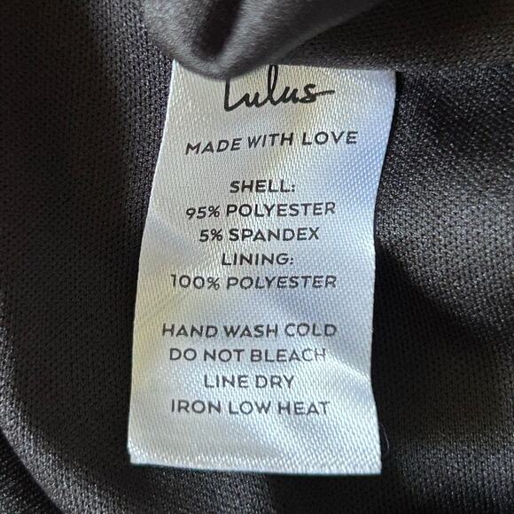 LULUS Melora Black Sleeveless V-neck Mermaid Maxi Dress-Size M - Picture 9 of 9